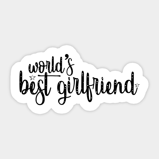 World's Best Girlfriend Sticker by Marija154